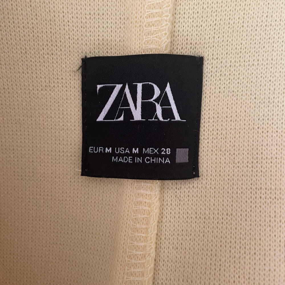 Zara Yellow Pea Coat - Picture 3 of 3